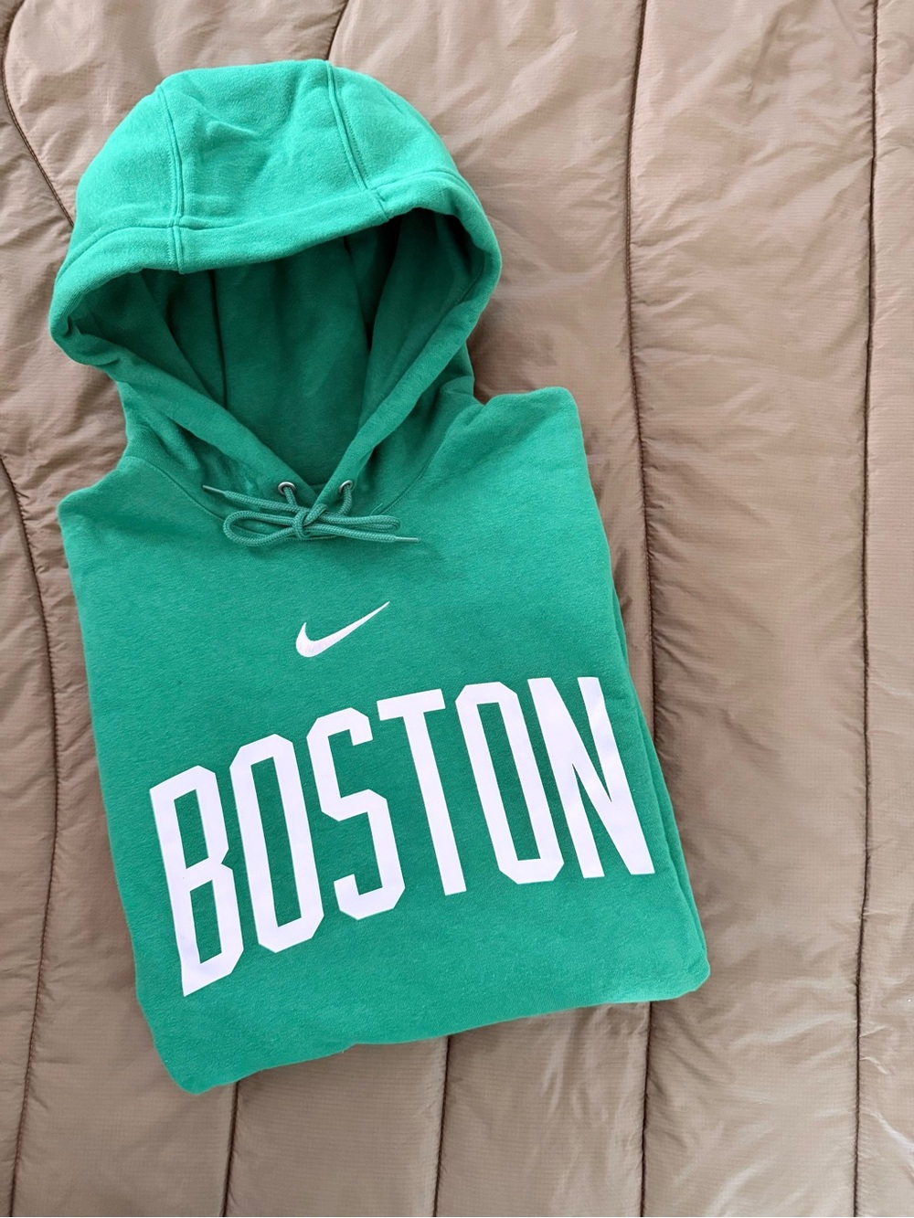 Nike x NBA City Edition Green Boston Pullover Hoodie